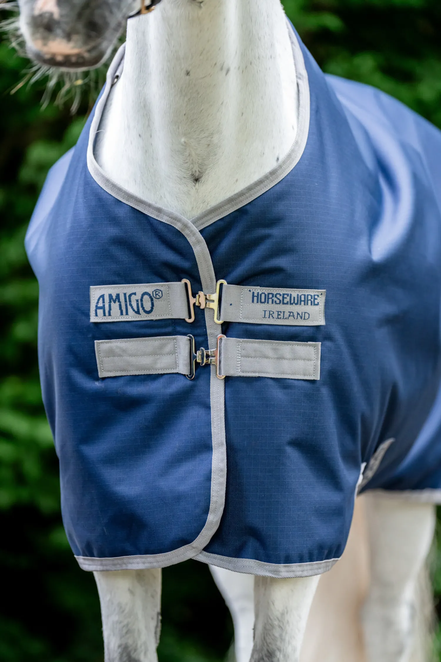 New HORSEWARE ® Ireland Amigo® Ripstop 900D Turnout 50 Gram Fleece Lined Standard Neck