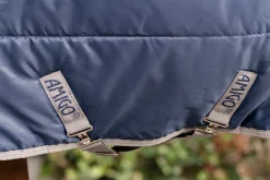 Online HORSEWARE ® Ireland Amigo® Ripstop Insulator Stable Pony Plus Blanket - 200G Navy/Titanium Grey
