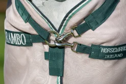 Outlet HORSEWARE ® Ireland Rambo® Fly Buster™ Fly Sheet with No-Fly Zone™ Oatmeal/Sage