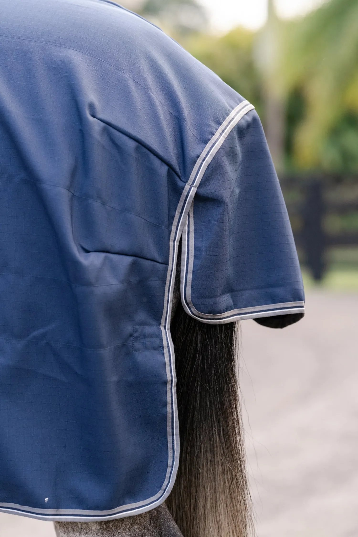 Sale HORSEWARE ® Ireland Rambo® Optimo Stable Sheet Navy/Thunderstorm Grey/Silver