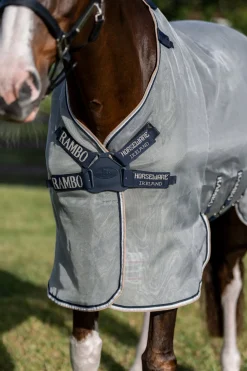 HORSEWARE ® Ireland Rambo® Protector Fieldsafe Plus Silver/Navy/White/Beige