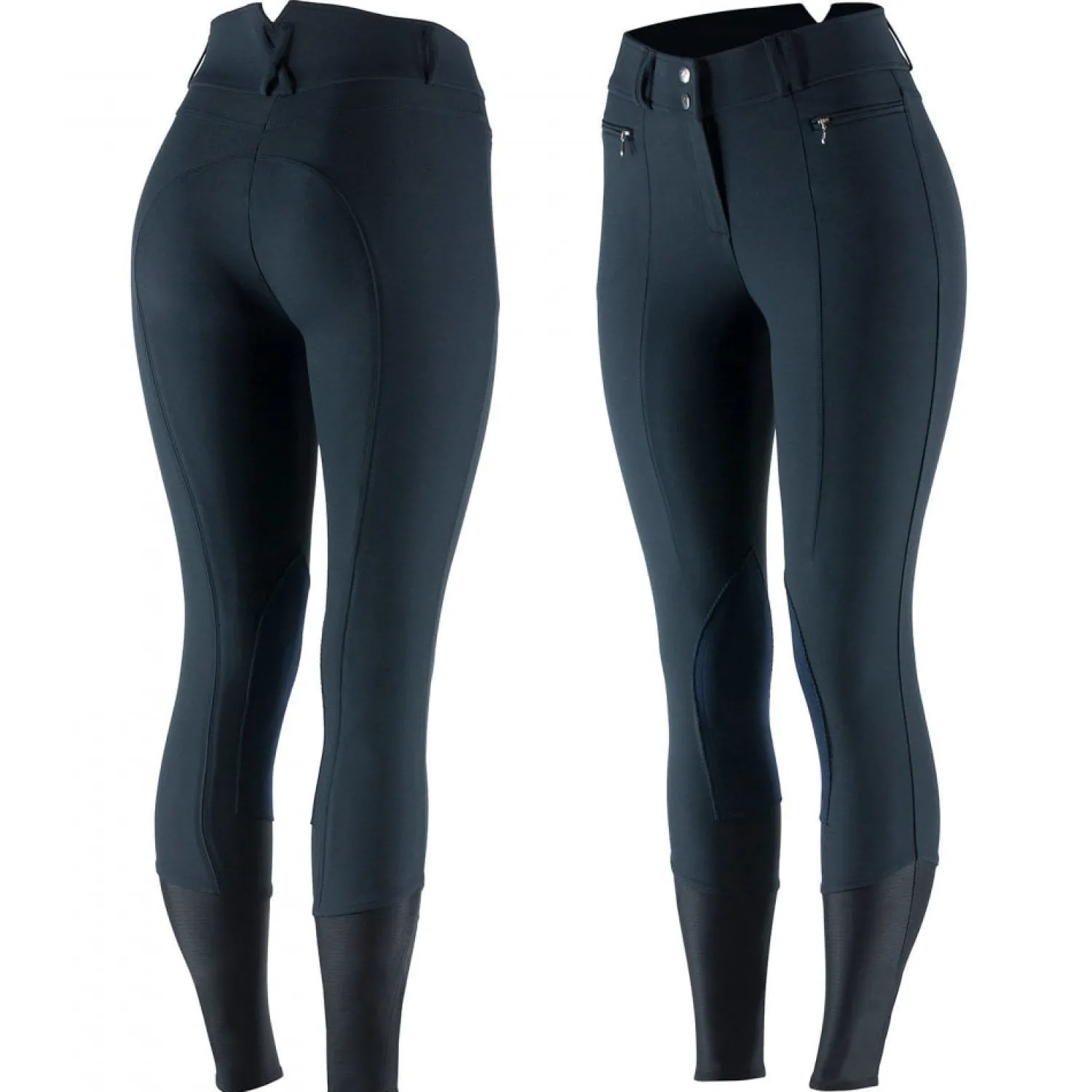 New EQUINAVIA Horze Ladies’ Angelina Synthetic Leather Knee-Patch Breech