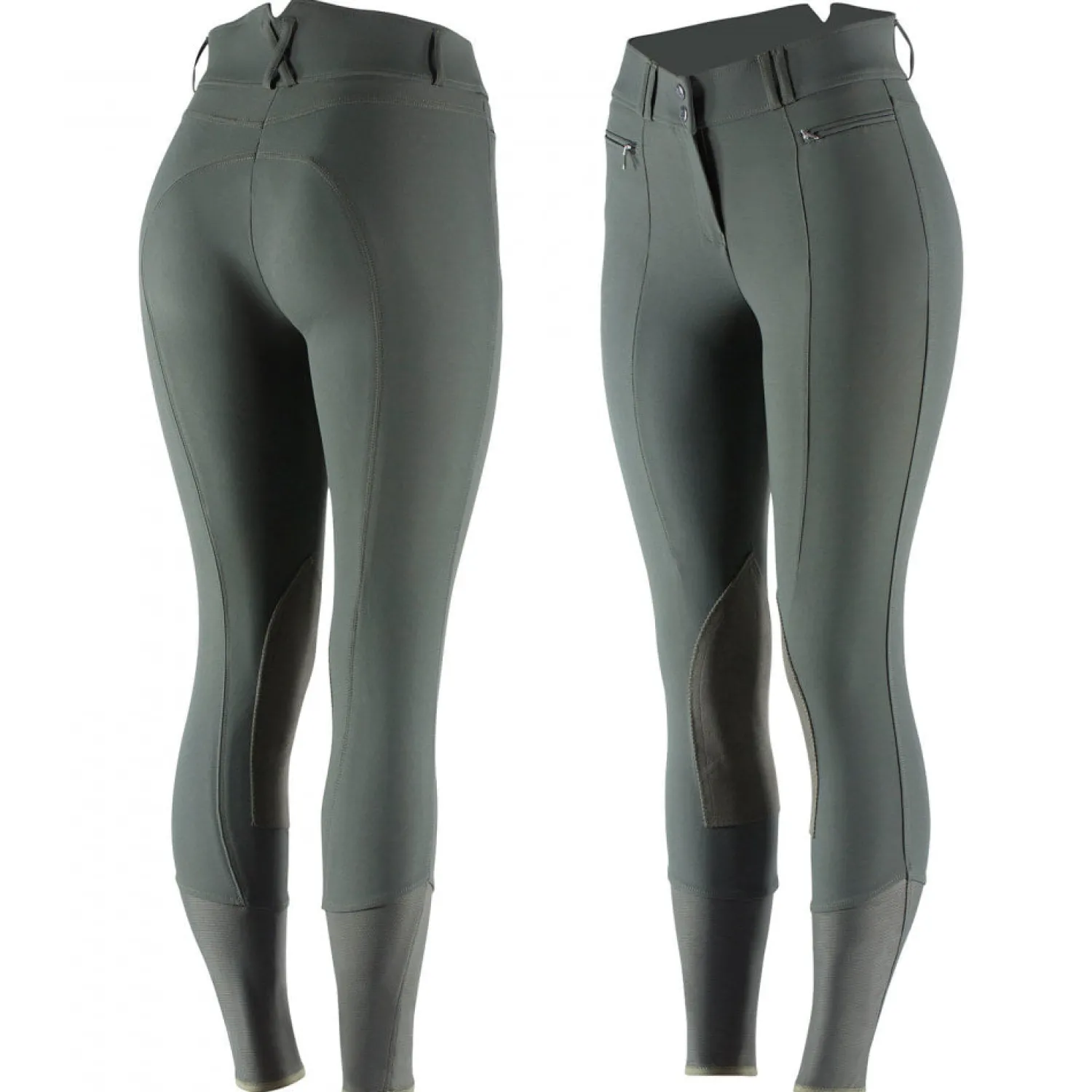 New EQUINAVIA Horze Ladies’ Angelina Synthetic Leather Knee-Patch Breech