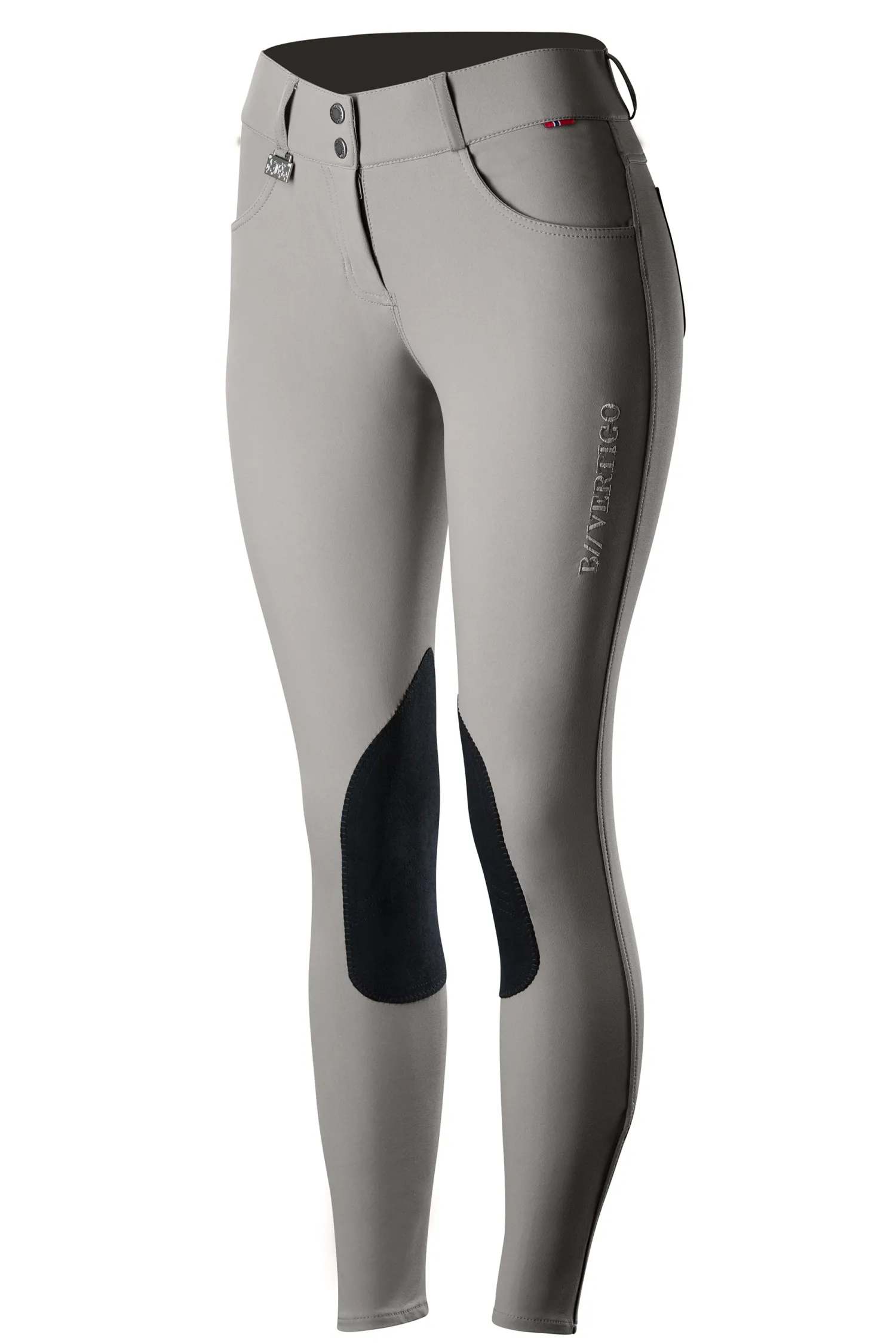 Clearance EQUINAVIA Horze Ladies’ Olivia Knee-Patch Breech with Silicone Grip