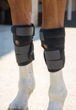Hot SHIRES EQUESTRIAN Hot/Cold Joint Relief Boots Black