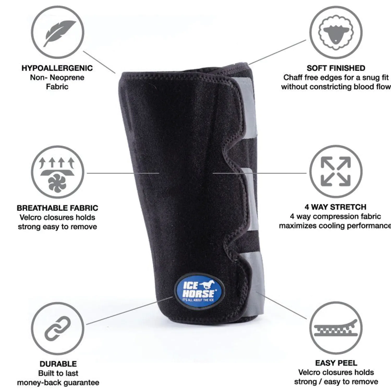 Discount MACKINNON Ice Horse® Hock Wraps - Pair