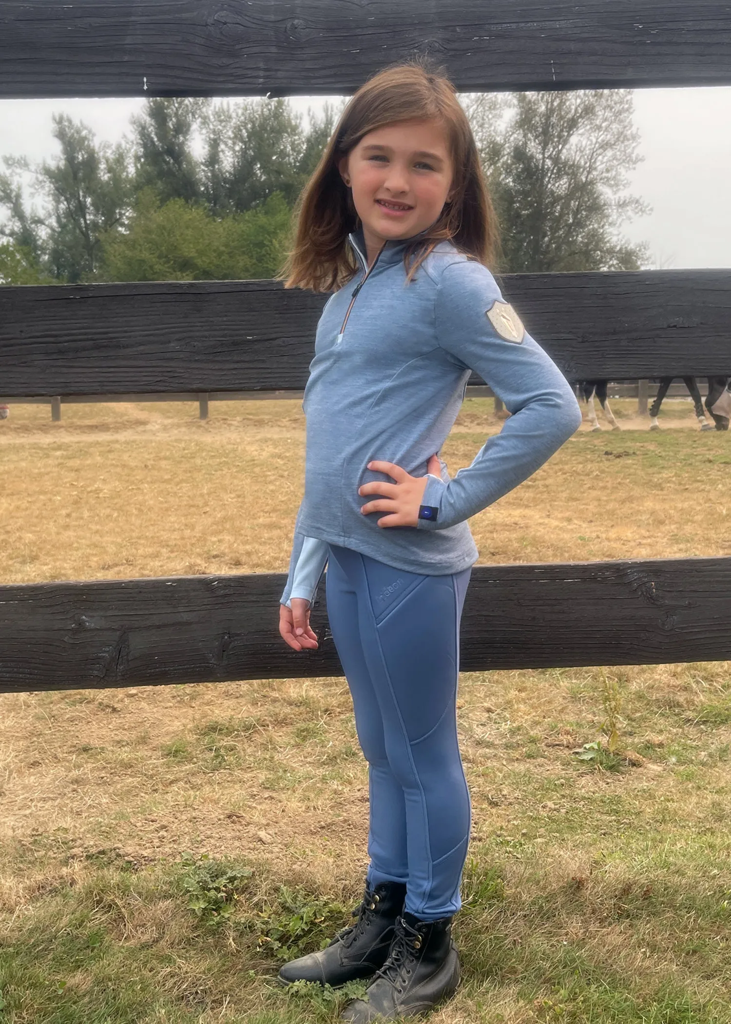 New TOKLAT ORIGINALS Irideon® Kids’ Radiant Half-Zip Pullover