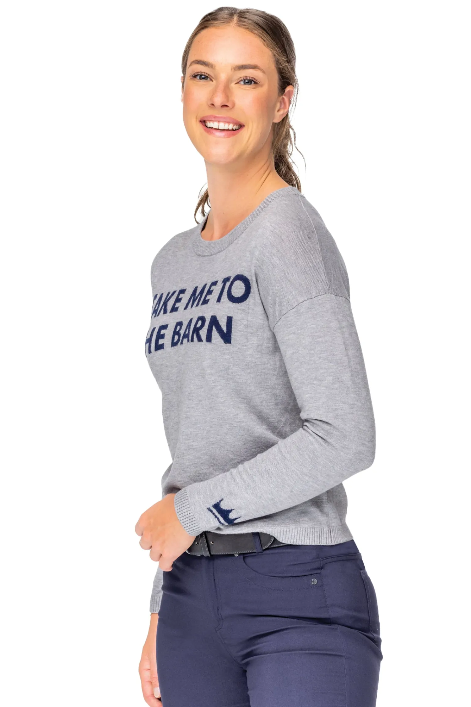 Online KASTEL DENMARK Ladies’ Lindy Crewneck Sweater Heather Grey