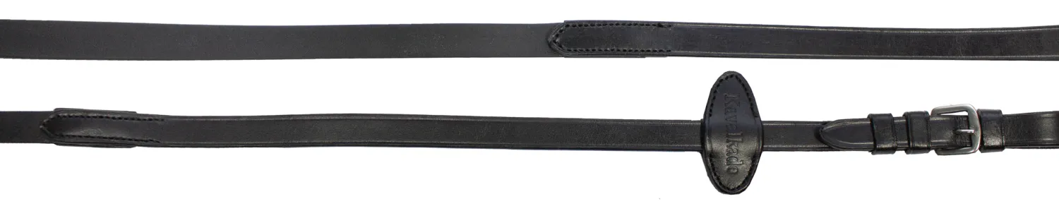 Clearance PEP-KAVALKADE Kavalkade Ultragrip Reins Black/Silver