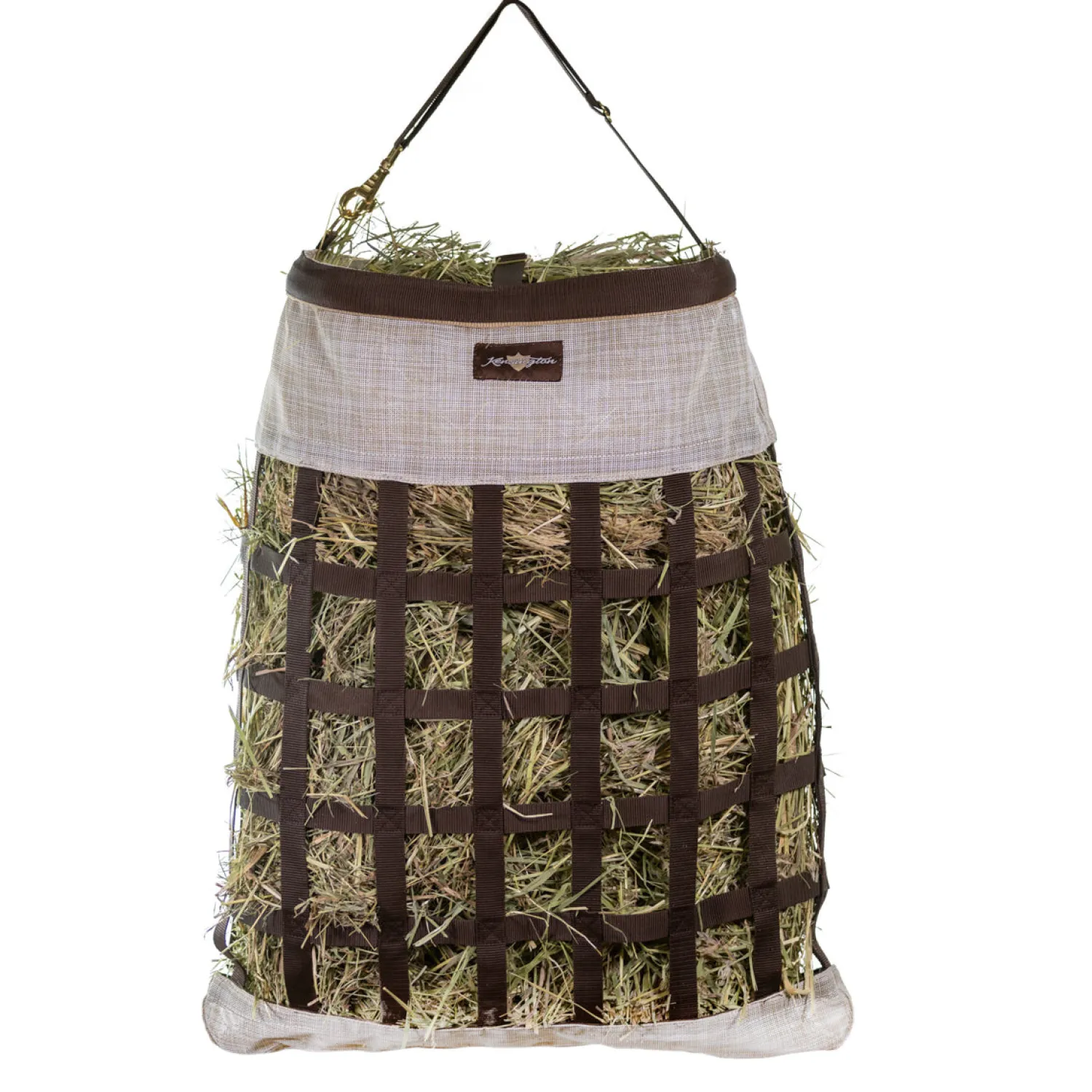 Best KENSINGTON ™ Hay Bag with Rim, Large Holes, 2 Flake Capacity
