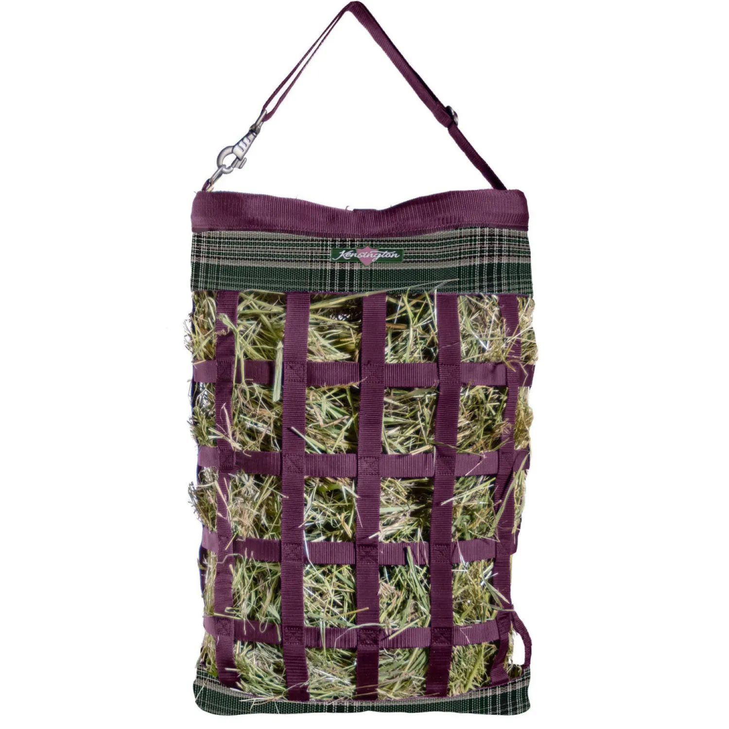 Best KENSINGTON ™ Hay Bag with Rim, Large Holes, 2 Flake Capacity