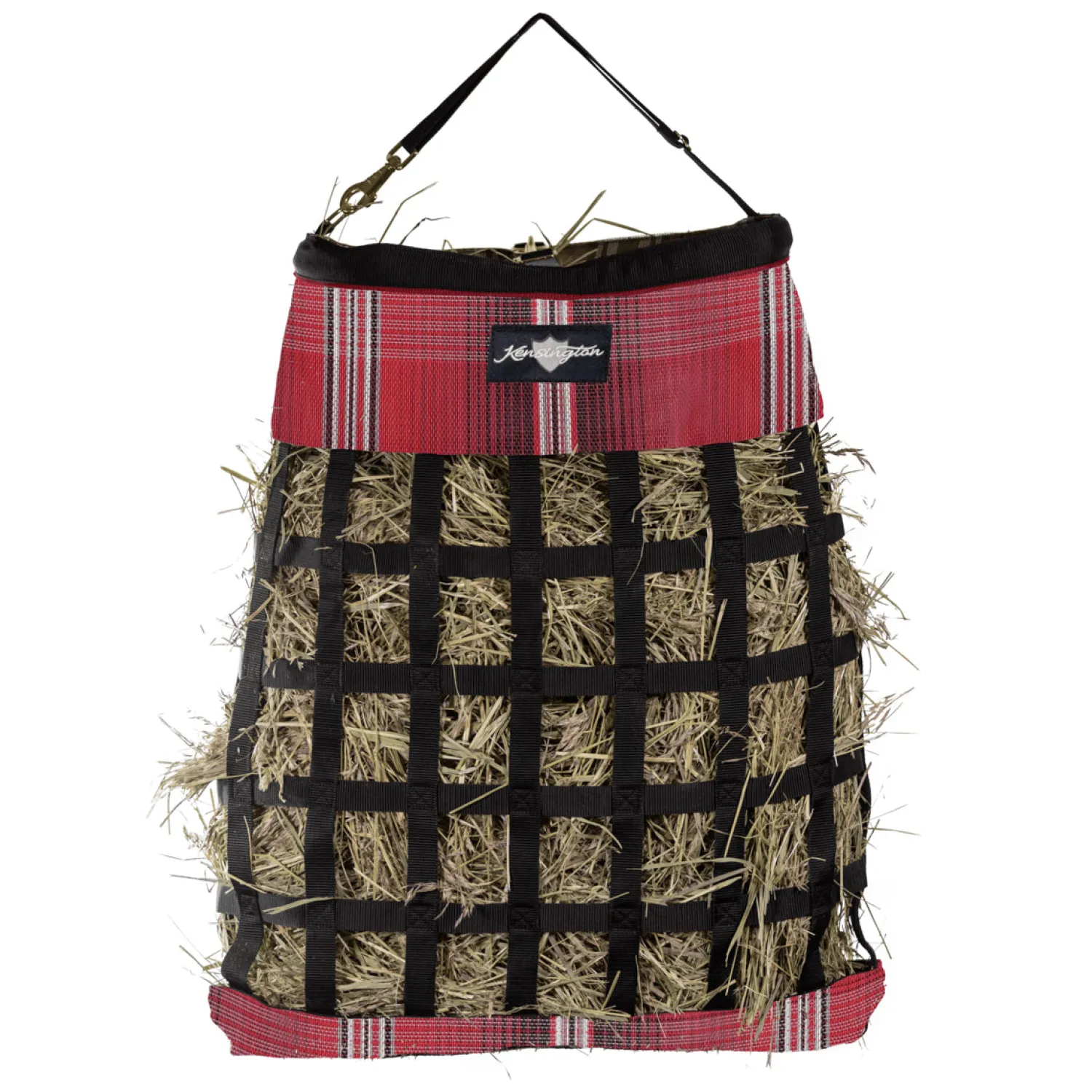 Best KENSINGTON ™ Hay Bag with Rim, Large Holes, 2 Flake Capacity