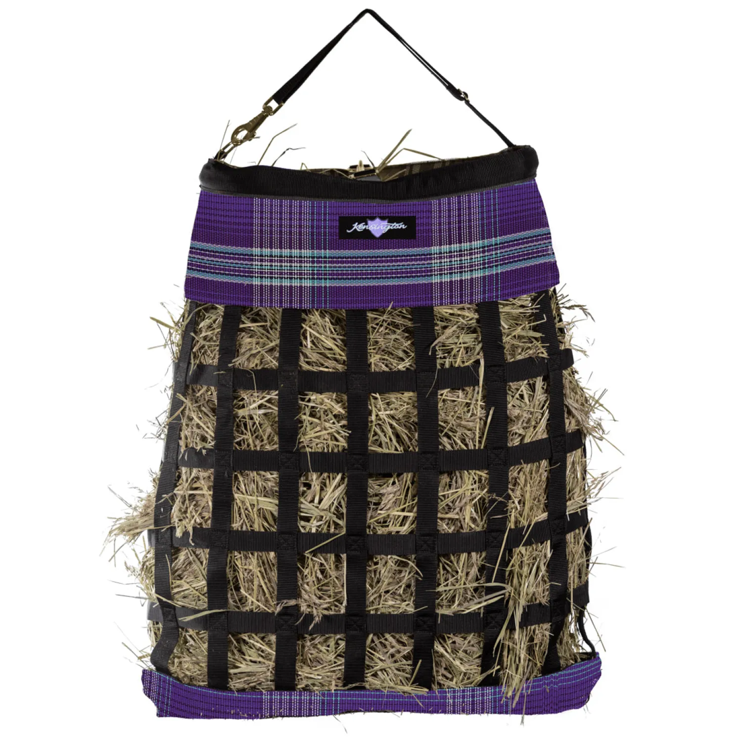 Best KENSINGTON ™ Hay Bag with Rim, Large Holes, 2 Flake Capacity