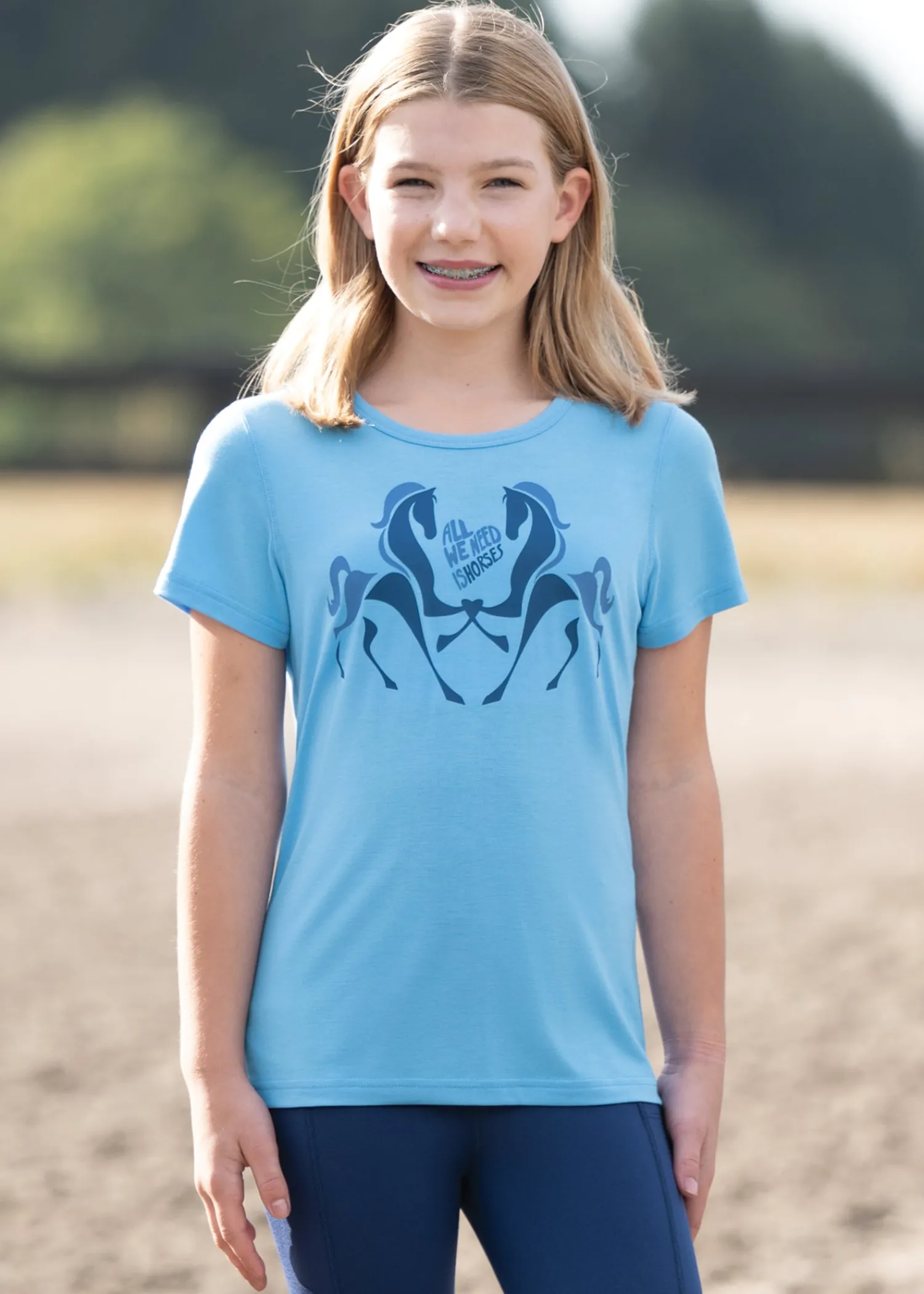 Best KERRITS ® Kids’ All We Need Is Horses Tee