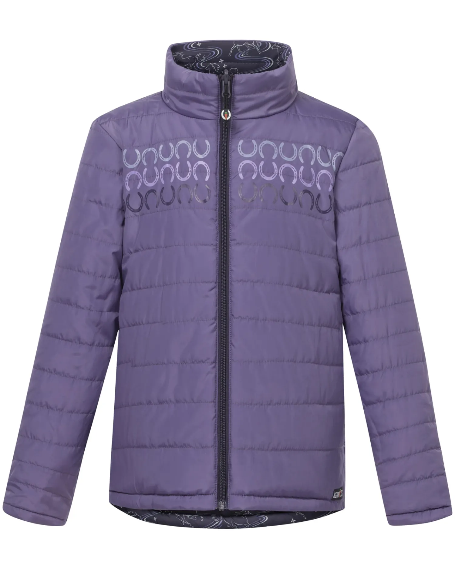 Sale KERRITS ® Kids' Ride The Wind Reversible Quilted Jacket Plum Noir/Violetdawn