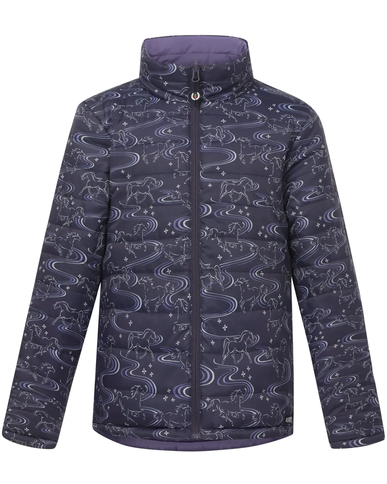 Sale KERRITS ® Kids' Ride The Wind Reversible Quilted Jacket Plum Noir/Violetdawn