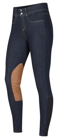 Hot KERRITS ® Ladies’ Stretch Denim Knee-Patch Breech