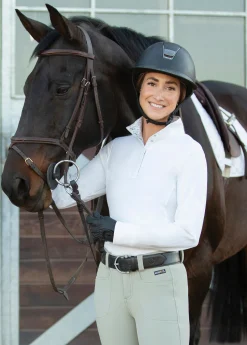 Best KERRITS Ladies’ Winter Circuit Show Shirt White
