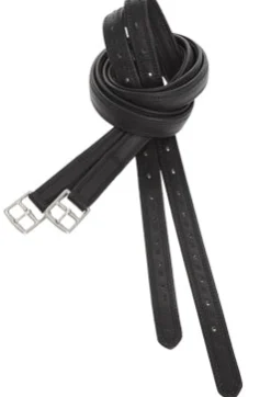 Sale KIEFFER SATTLERWAREN Kieffer Soft Half-Hole Stirrup Leathers Black