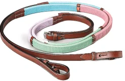 Best WEATHERBEETA Kincade Rubber Training Reins Pastels