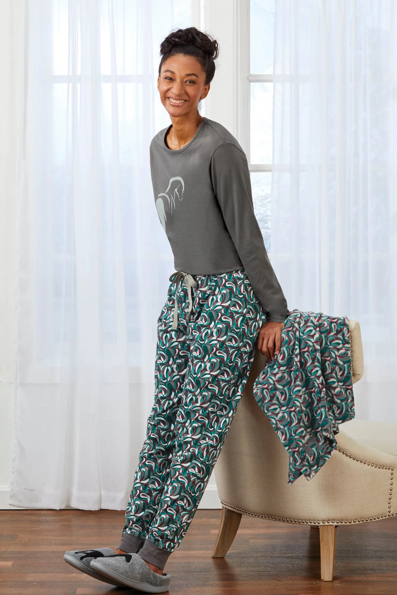 Online KIRSCH Ladies’ Hit the Hay Jogger Lounge Set