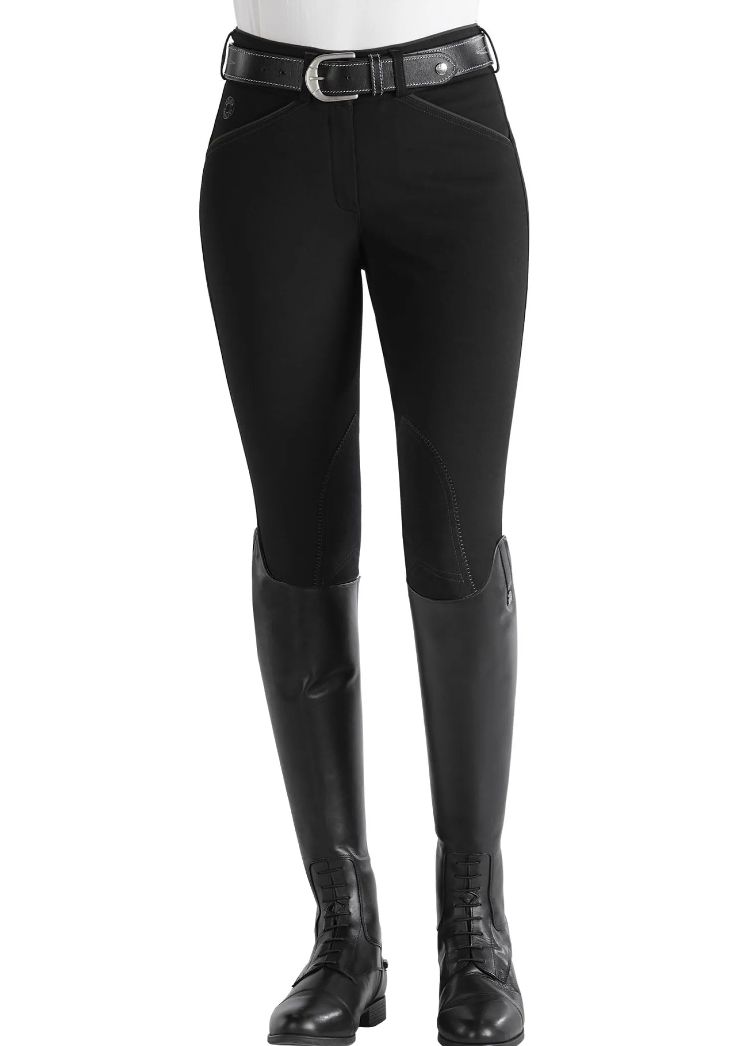Hot SUPERHOUSE Ladies’ Wellesley Classic Piped Knee-Patch Breech