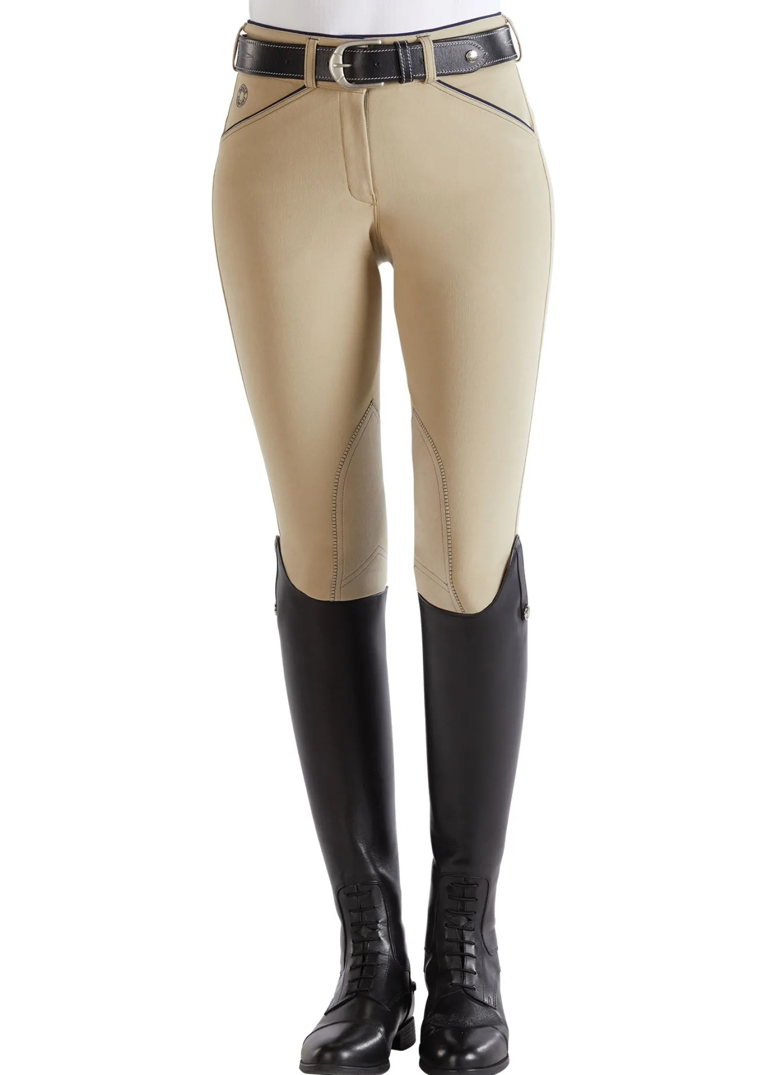 Hot SUPERHOUSE Ladies’ Wellesley Classic Piped Knee-Patch Breech