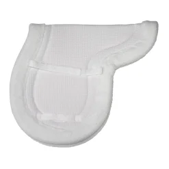 PARTRADE Lami-Cell Airflow Shaped Saddle Pad White/White