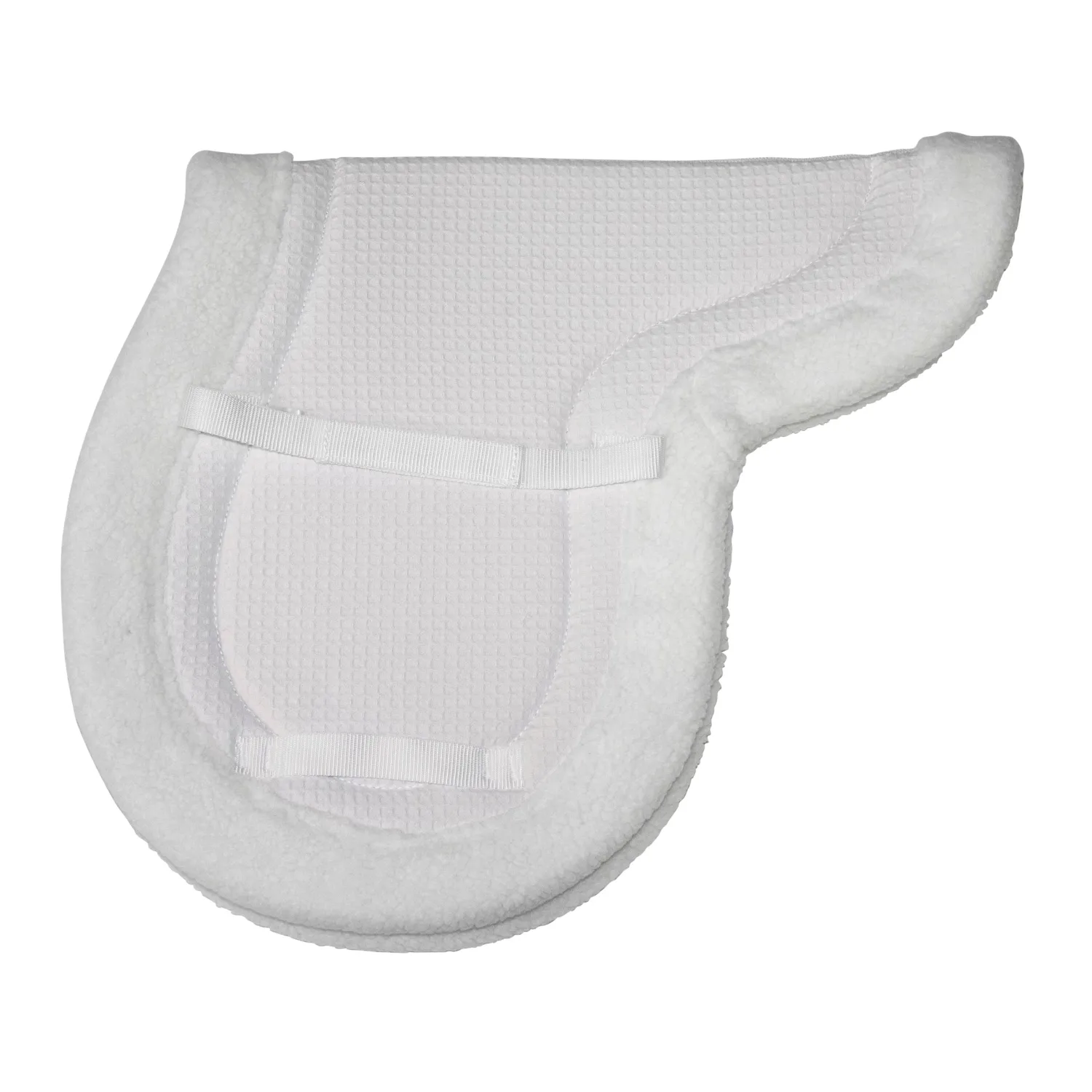 PARTRADE Lami-Cell Airflow Shaped Saddle Pad White/White