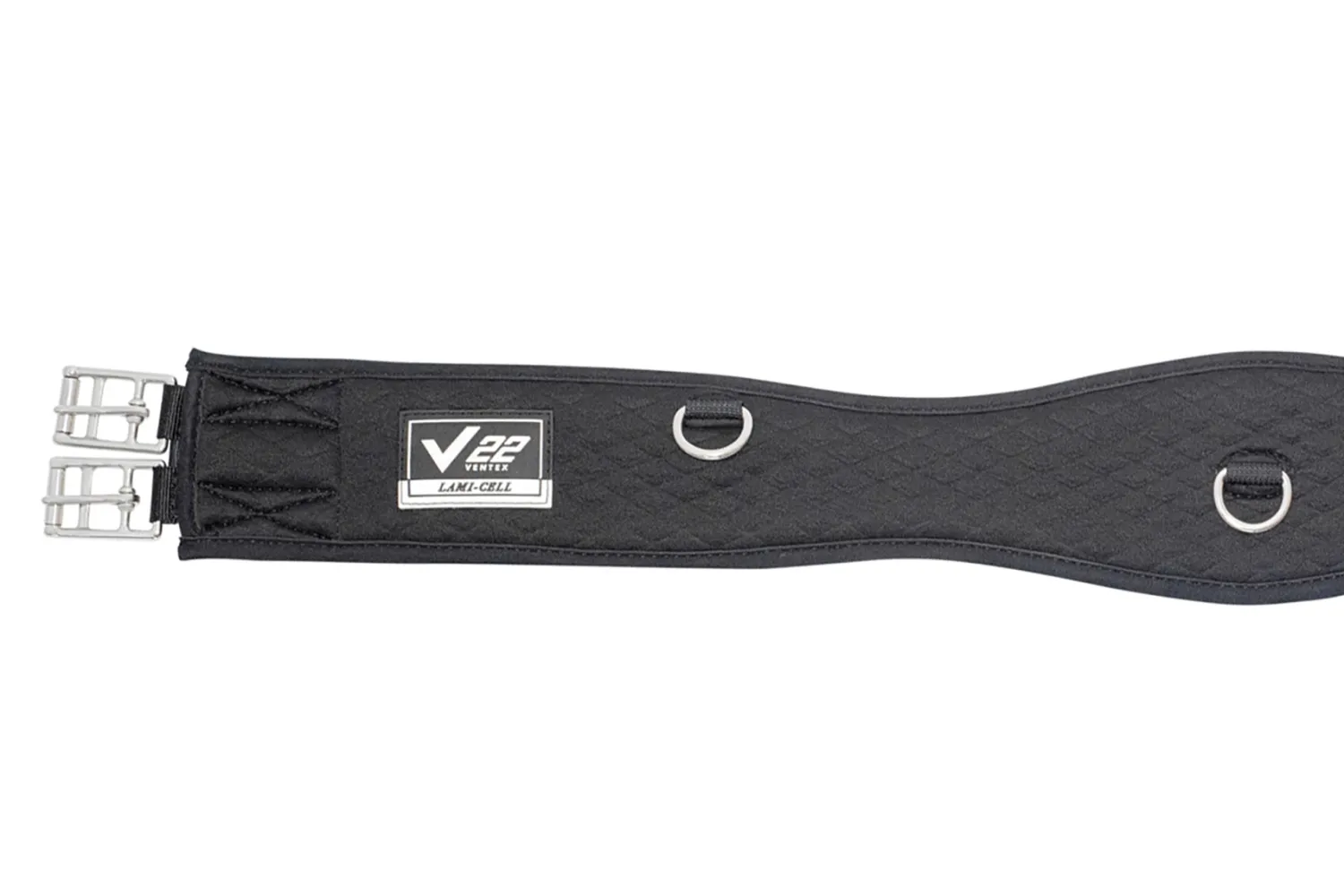 PARTRADE Lami-Cell Ventex 22 English All-Purpose Girth Black
