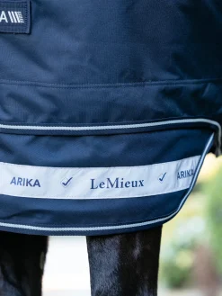 Online HORSE HEALTH TRADE LeMieux® Arika Storm-Tek 200 Gram Turnout Blanket with Leg Straps Navy/White/Navy
