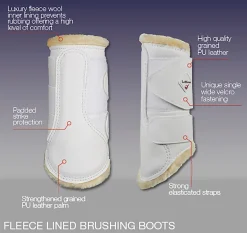 Hot HORSE HEALTH TRADE LeMieux® Fleece-Lined Brushing Boots