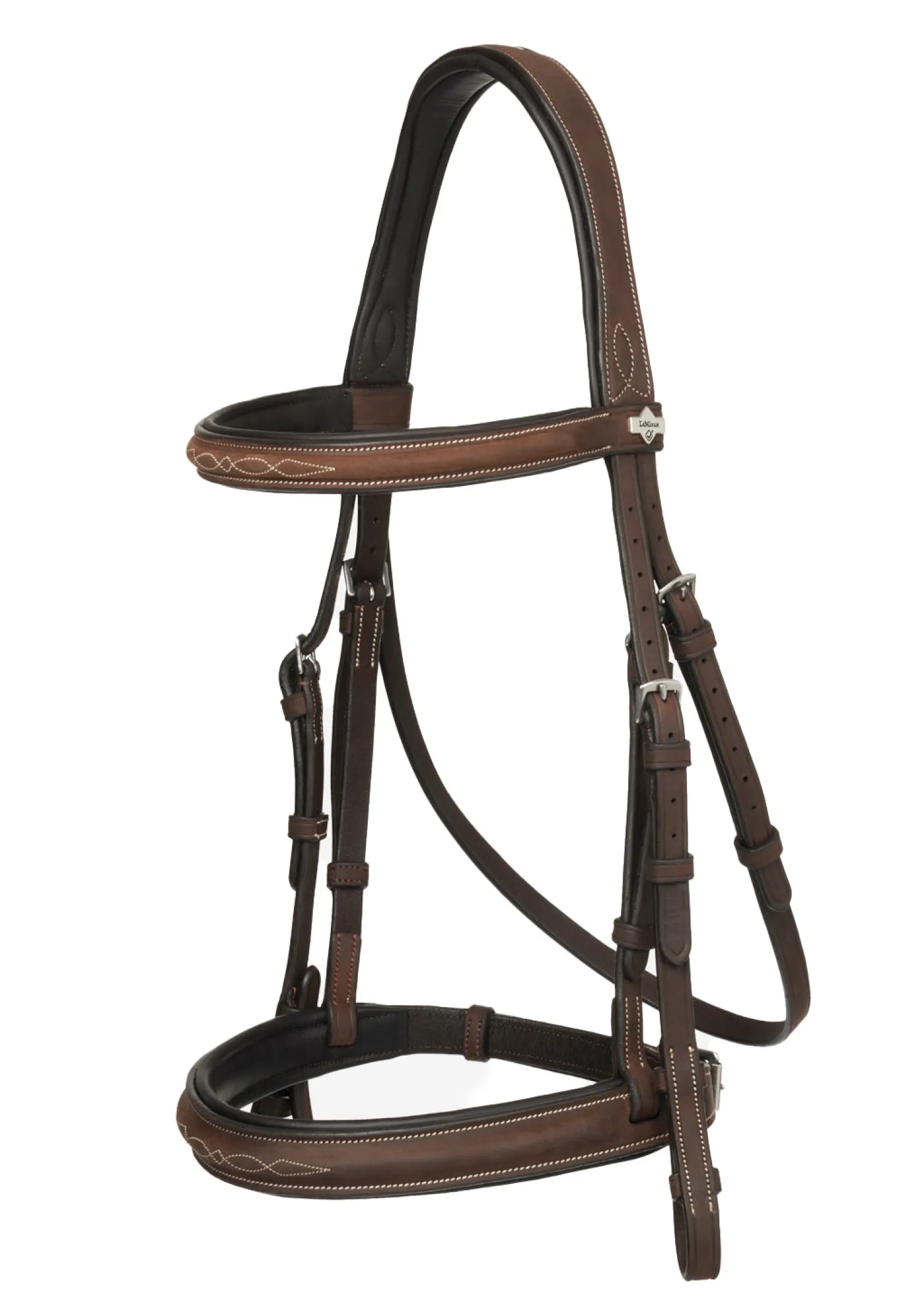 Best HORSE HEALTH TRADE LeMieux® Hunter-Stitched Bridle Havana