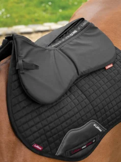 Best HORSE HEALTH TRADE LeMieux® ProSorb Plain 2-Pocket Half Pad Black