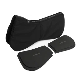 Best HORSE HEALTH TRADE LeMieux® ProSorb Plain 2-Pocket Half Pad Black
