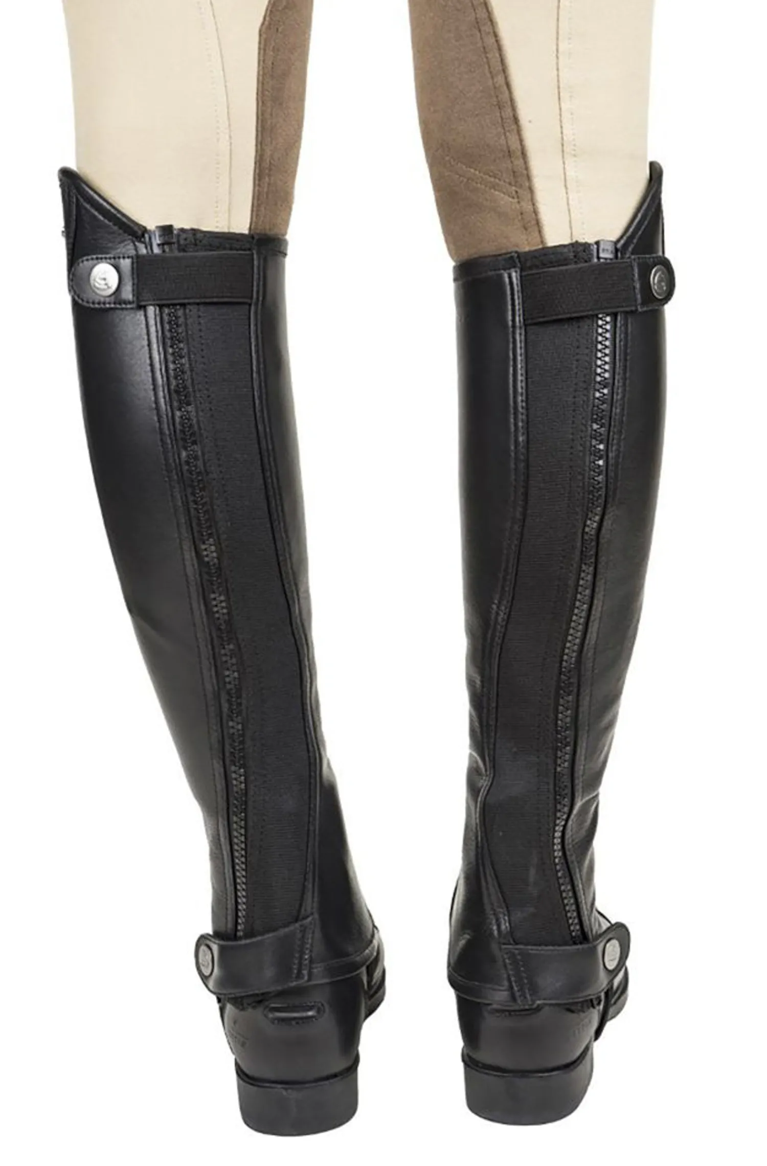Hot JPC EQUESTRIAN Léttia® Adults’ London Leather Half Chaps Black