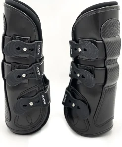 Sale MAJYK EQUIPE ® Estrella Carbon Leather Tendon Boots Black/Carbon