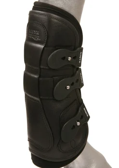 MAJYK EQUIPE ® Leather Jump Boots with Removable Impact Liners (Snap Closure)
