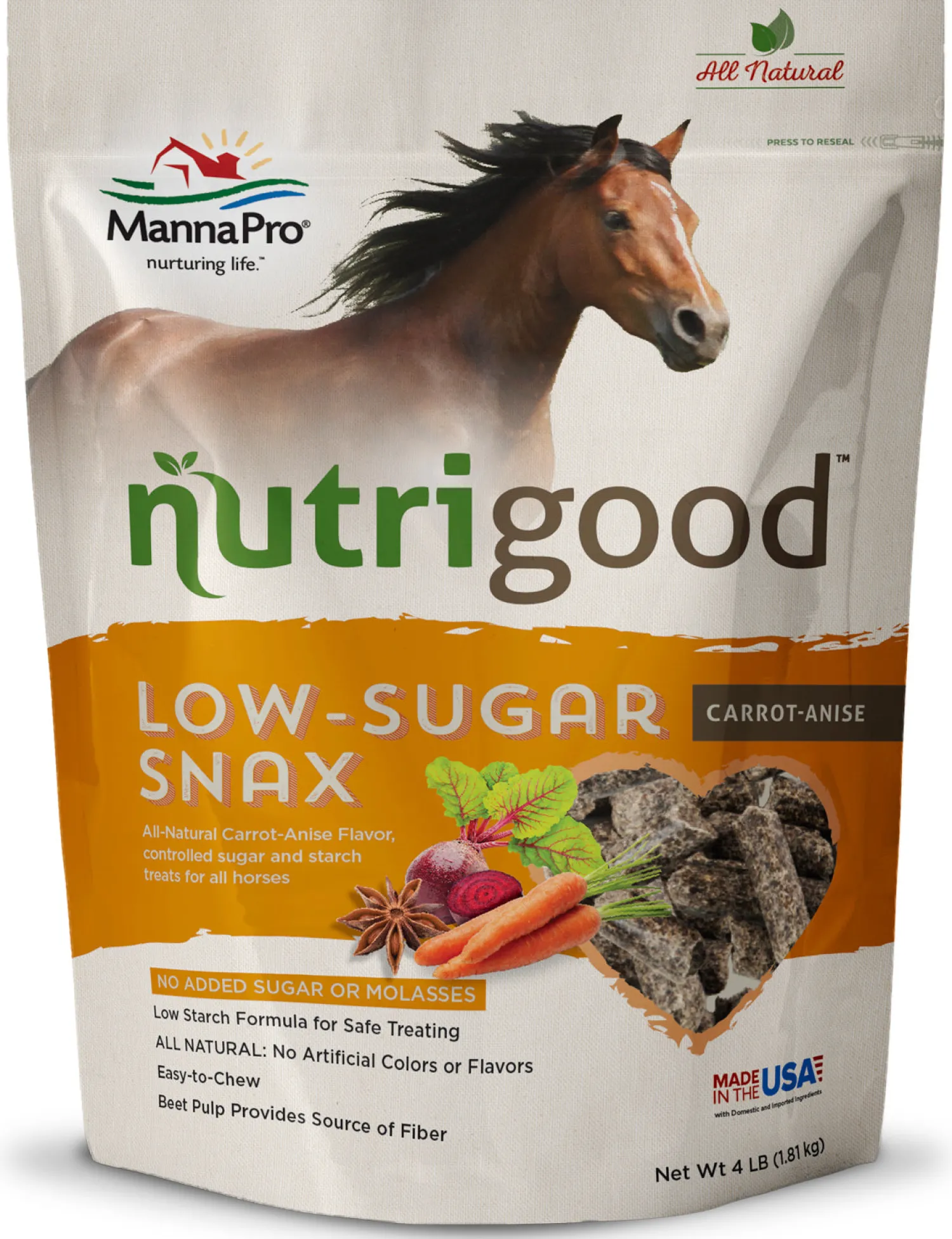 Hot ANIMAL HEALTH INT Manna Pro® NutriGood™ Low Sugar Snax