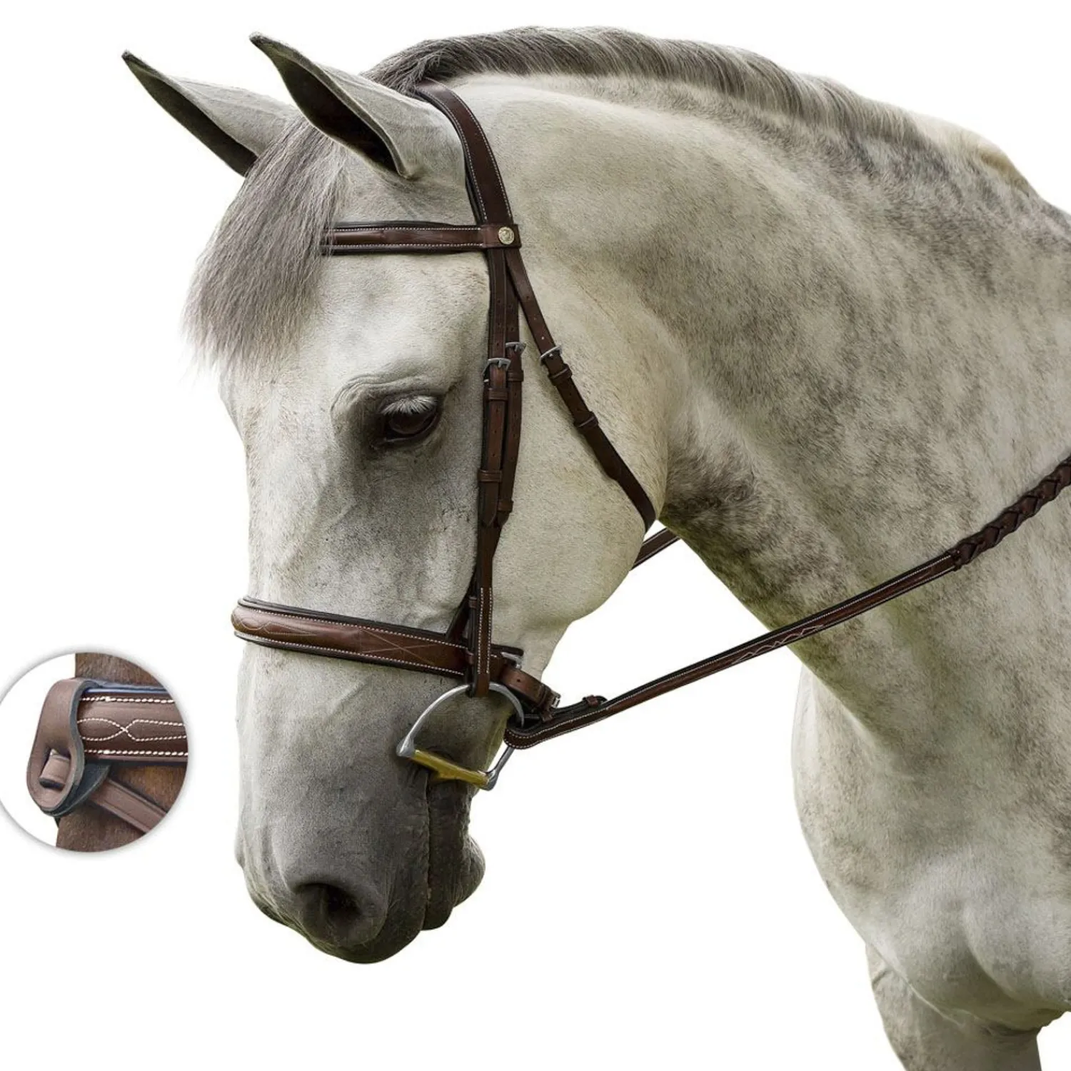Best INT RIDING HELMET Marcel Toulouse Platinum Liza Hunter Derby Bridle Chocolate