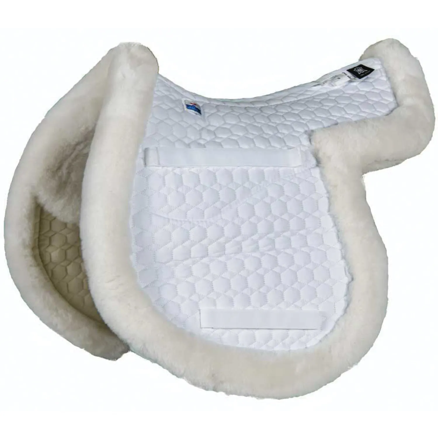 New WORLD EQUSTRN BRNDS Mattes Hunter Saddle Pad White