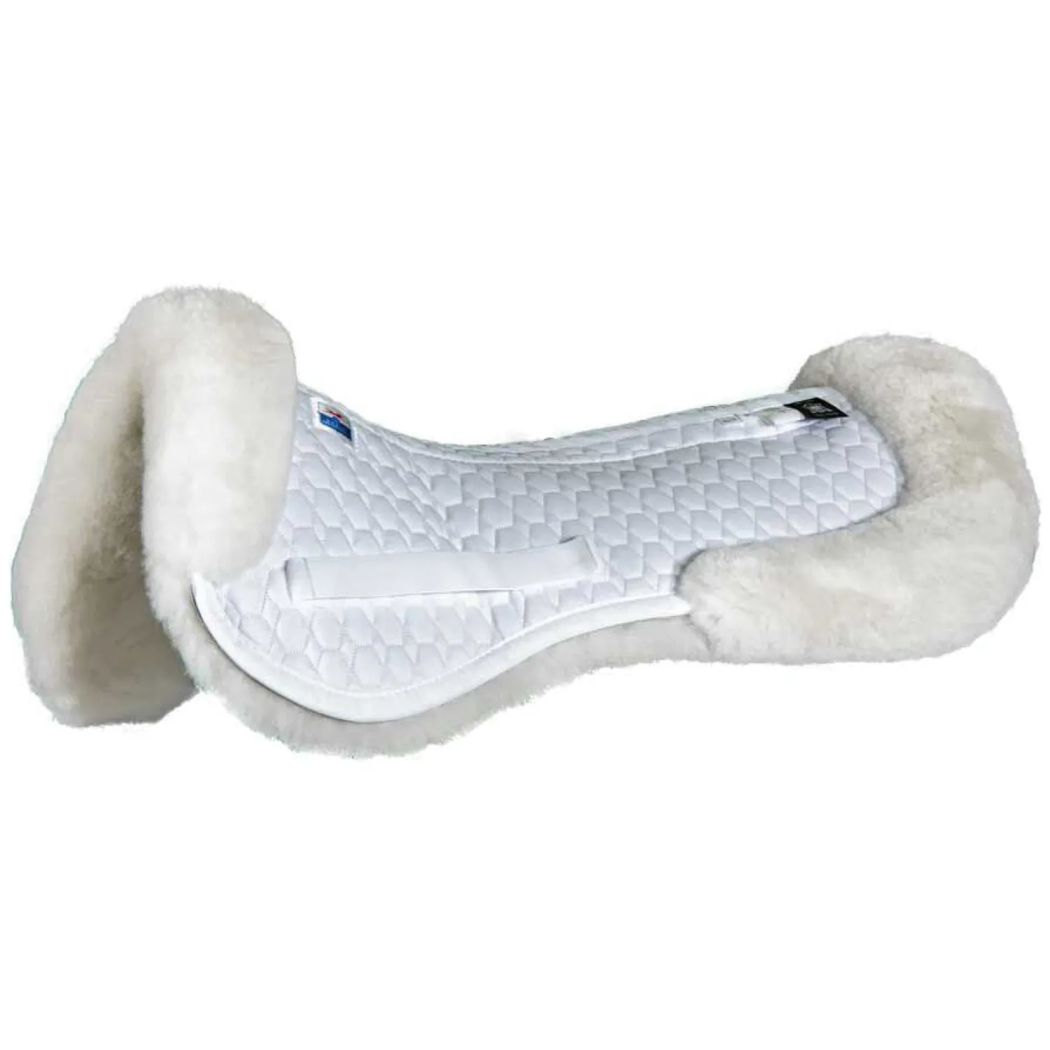Clearance WORLD EQUSTRN BRNDS Mattes Sheepskin Rolled Back Pad