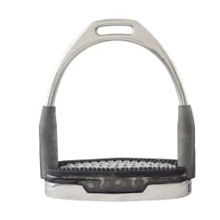 Discount PARTRADE Metalab Air System Extra Grip Stainless Steel Stirrups Black
