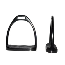 Discount PARTRADE Metalab Aluminum Fillis Stirrups with Black Footpads Black Aluminum