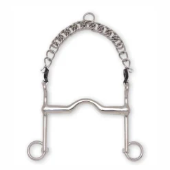 New PARTRADE Metalab Medium Port Short Shank Weymouth Bit Stainless Steel