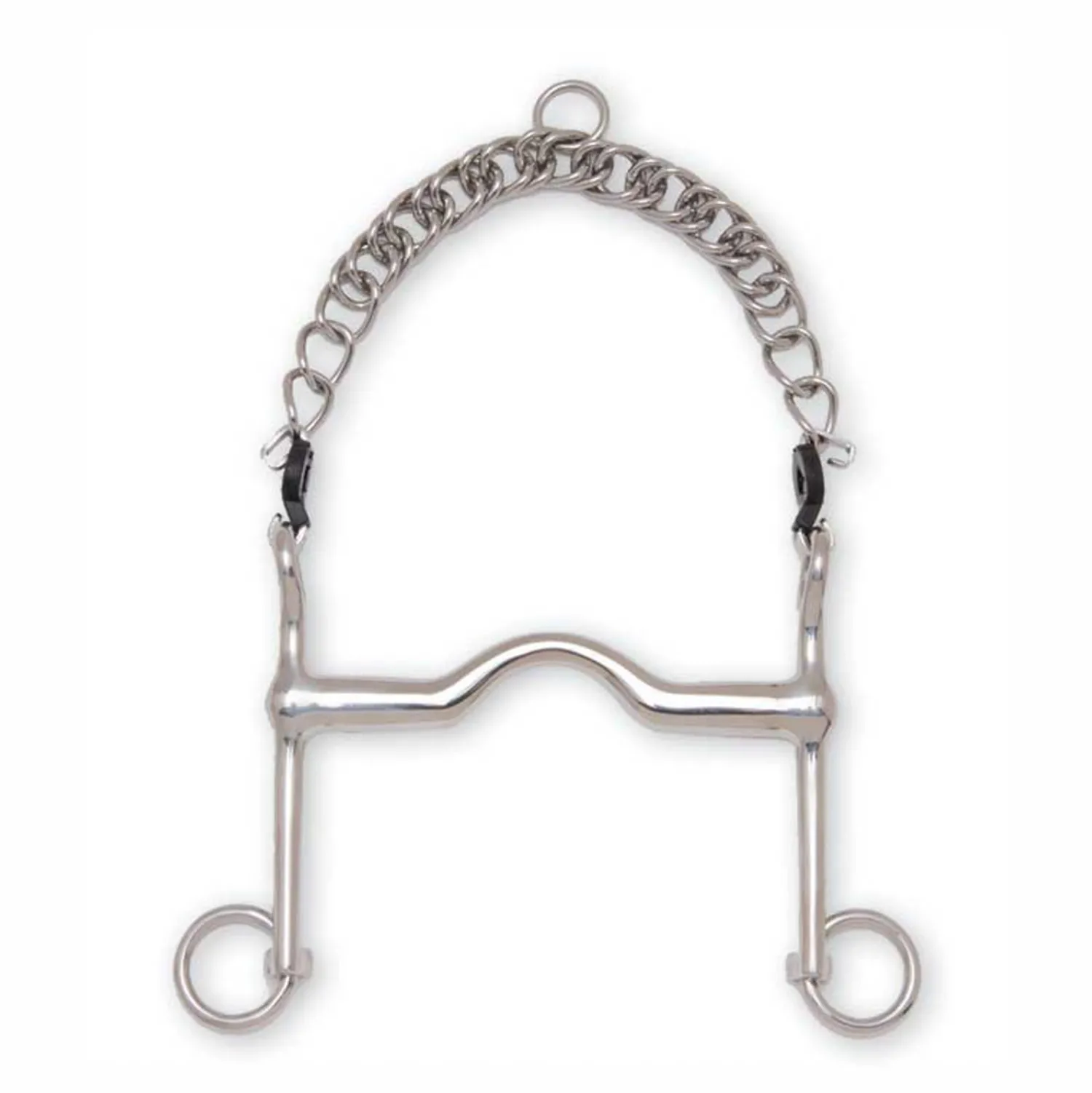 New PARTRADE Metalab Medium Port Short Shank Weymouth Bit Stainless Steel