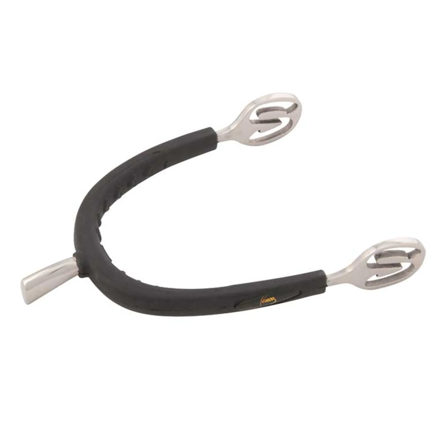 Best PARTRADE Metalab Prince of Wales Rubber-Covered Spurs - Large Cup Stainless Steel
