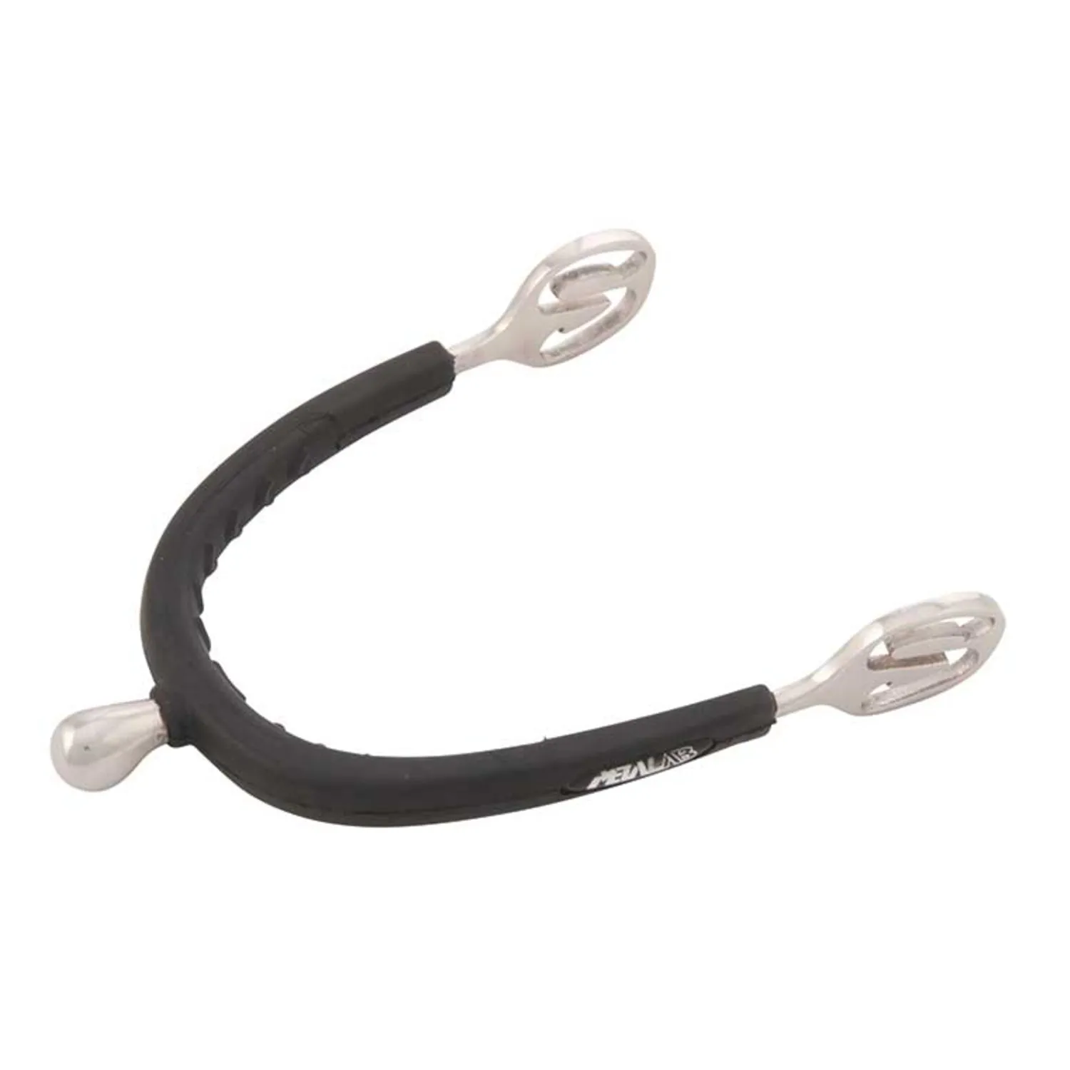 Hot PARTRADE Metalab Round Head Rubber Covered Spurs - Medium Cup Stainless Steel