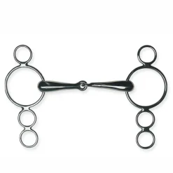Clearance PARTRADE Metalab Single-Jointed Continental Gag Bit-17mm Stainless Steel