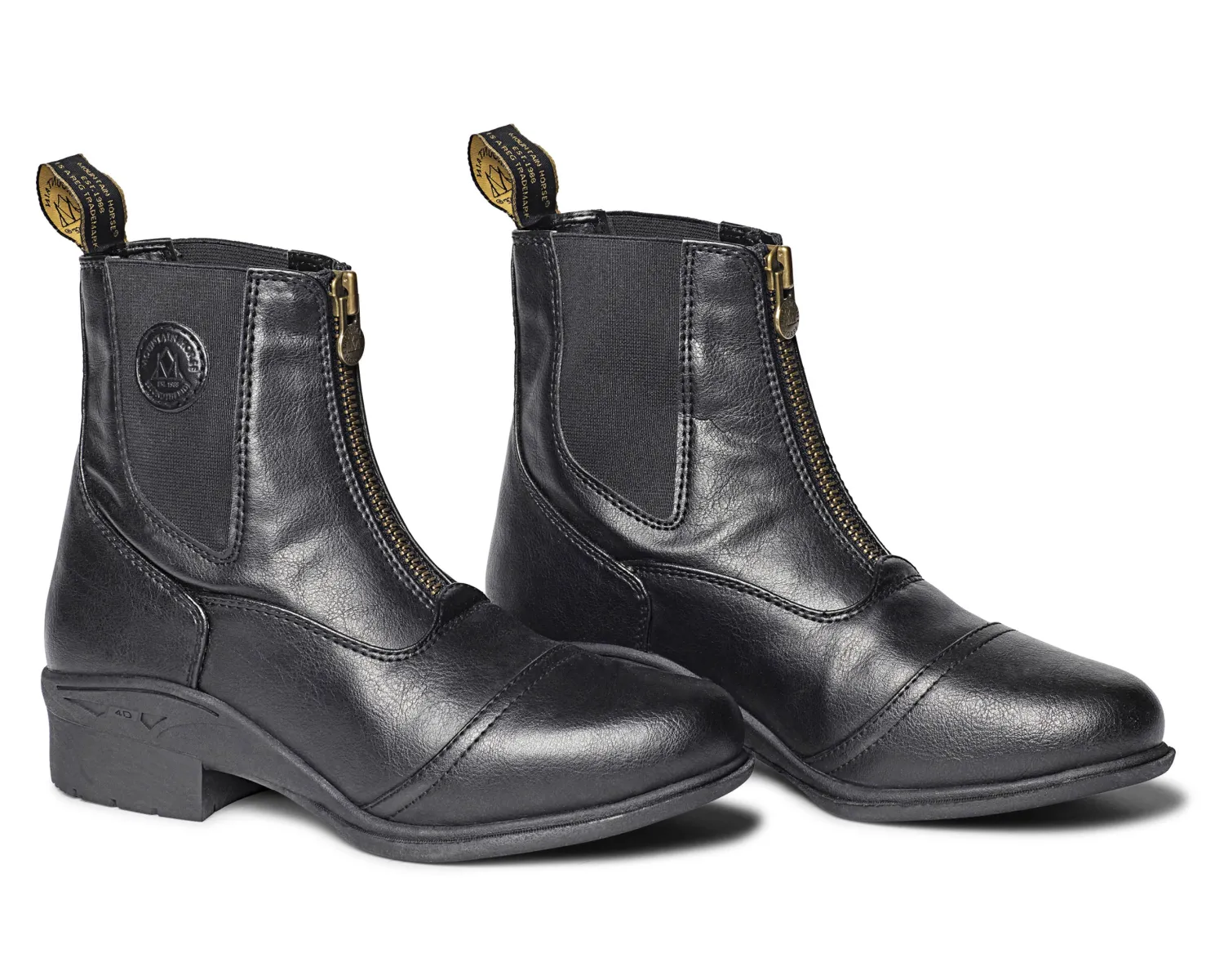Hot ERS Mountain Horse® Ladies’ Veganza Zip Paddock Boots Black